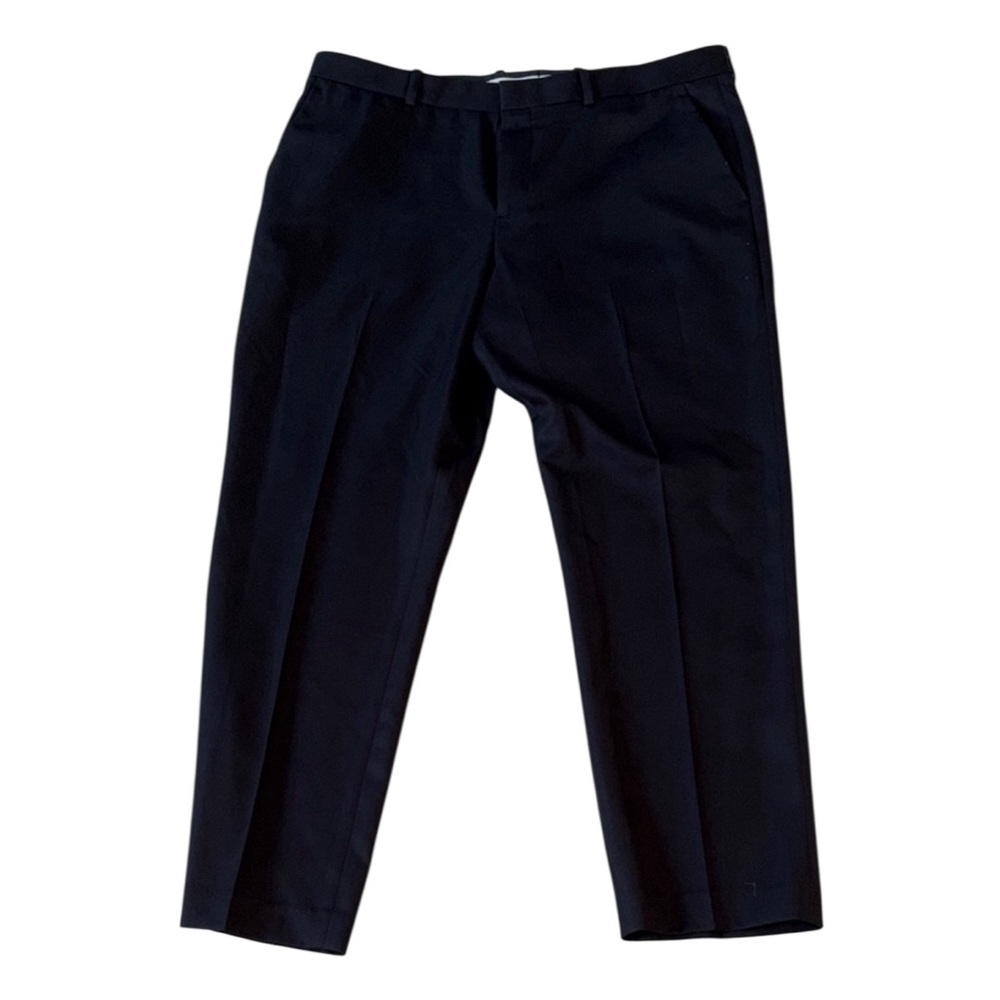 Perry Ellis Portfolio Folio-Flex Men's Black Dress Pants Modern Fit 38 x 32